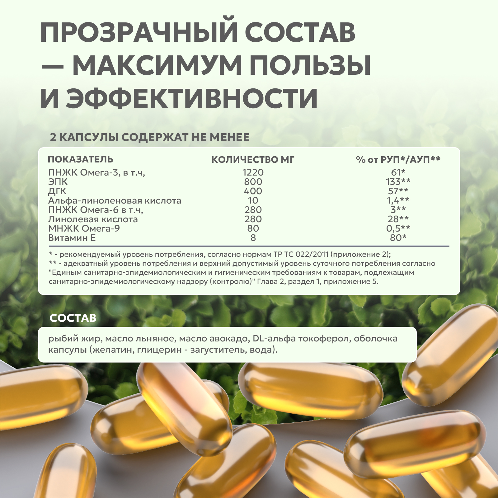 БАД к пище Омега 369 60 капс.
