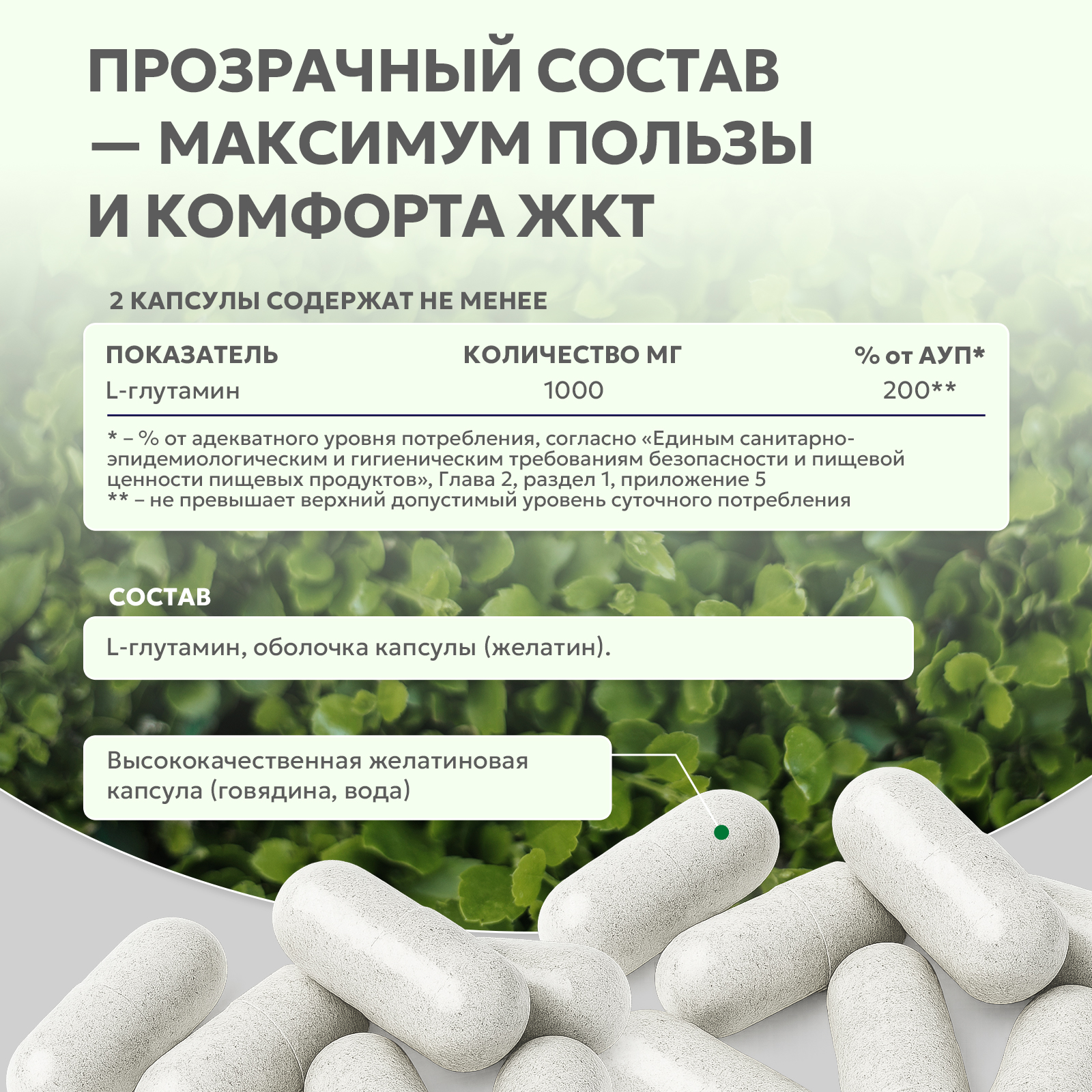 L - Глютамин 60 капс.