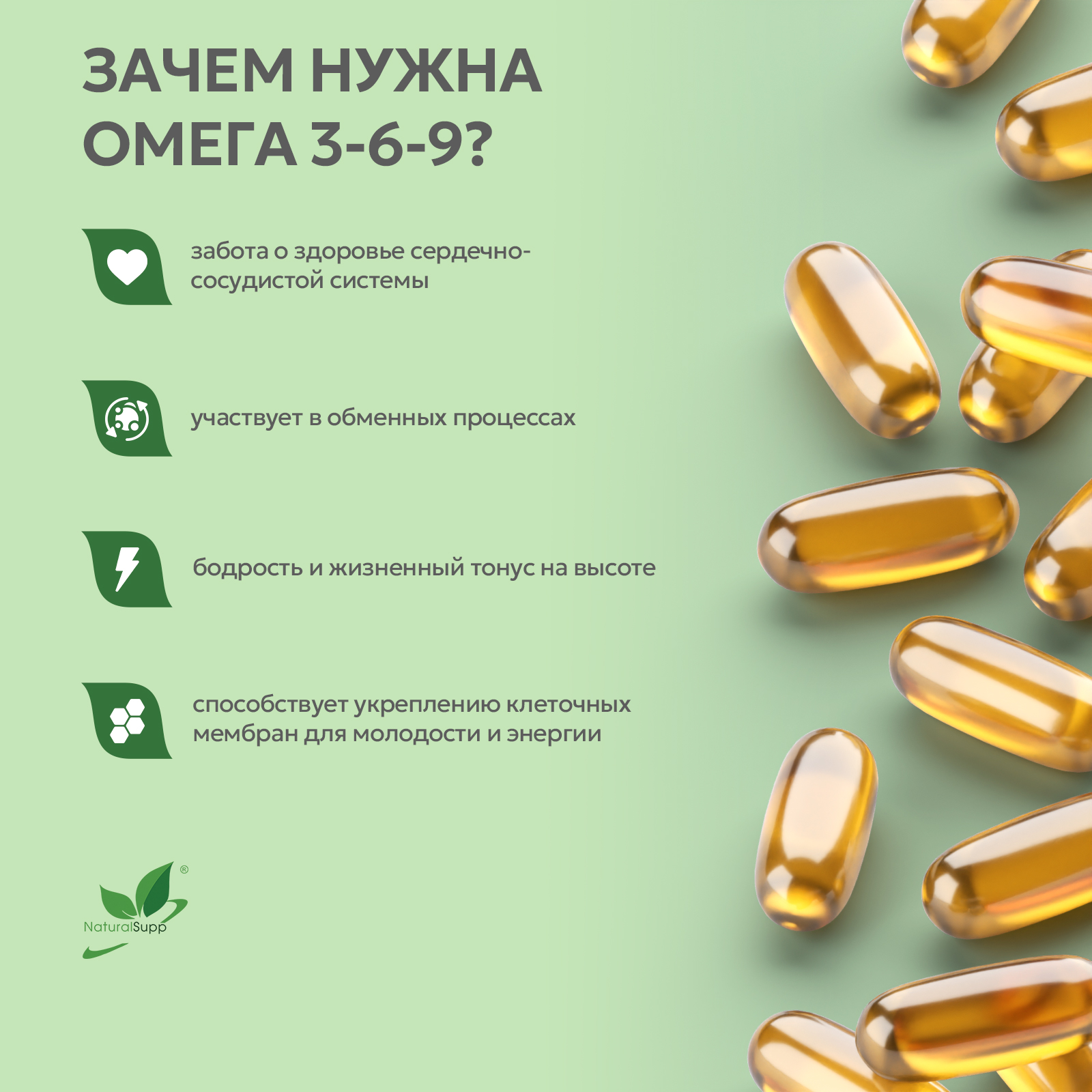 БАД к пище Омега 369 60 капс.