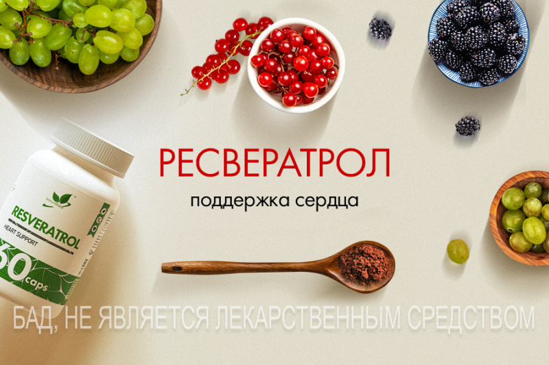 РЕСВЕРАТРОЛ: СВОЙСТВА, ОСОБЕННОСТИ