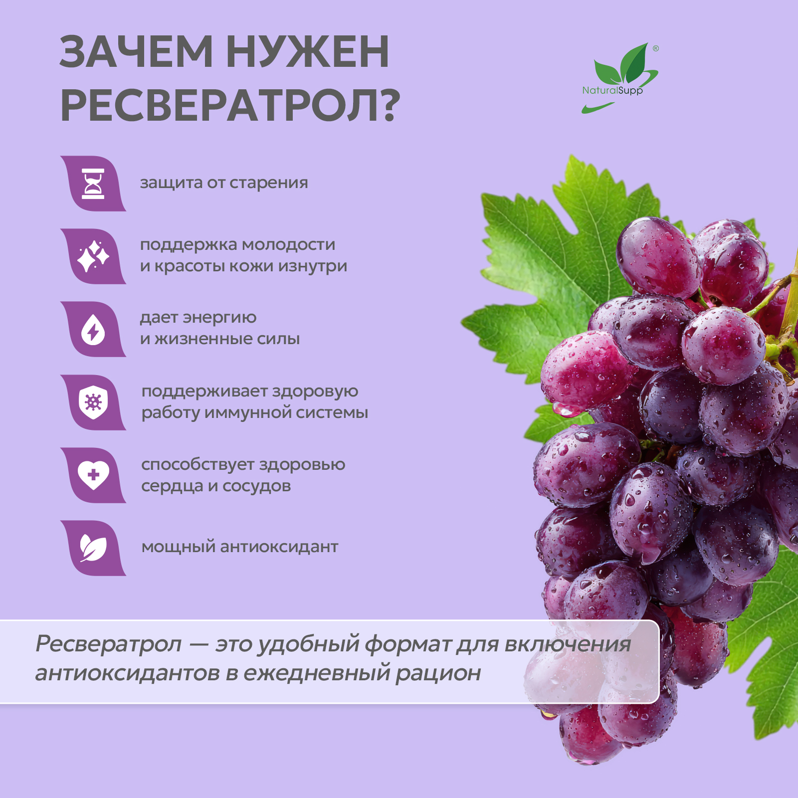 Напиток РесверЛонг на основе виноградного сока 450 мл.