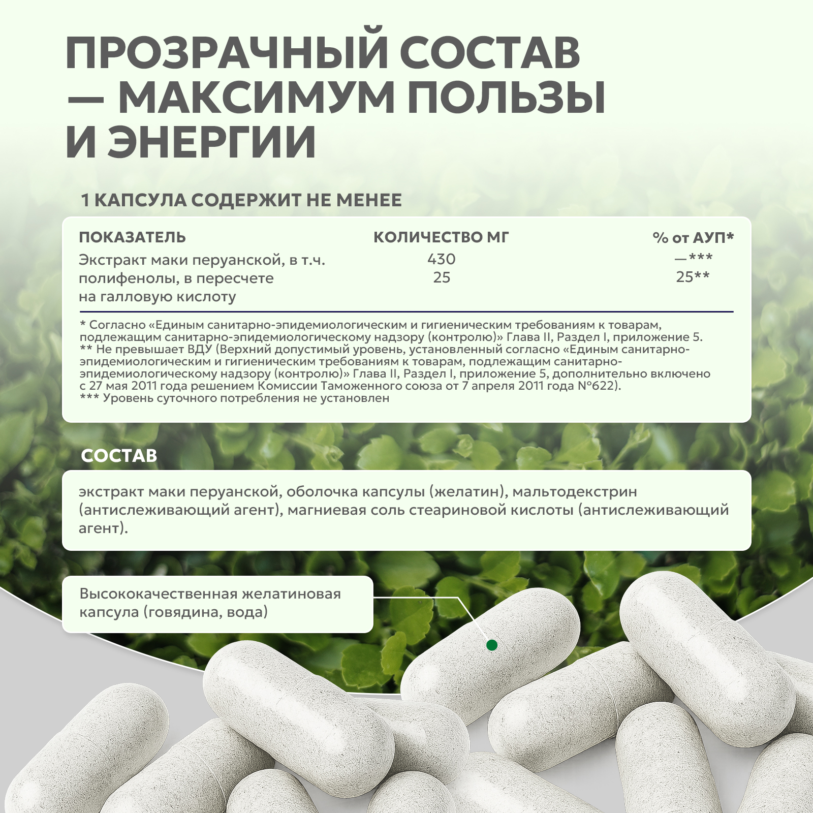 Мака перуанская 60 капс.