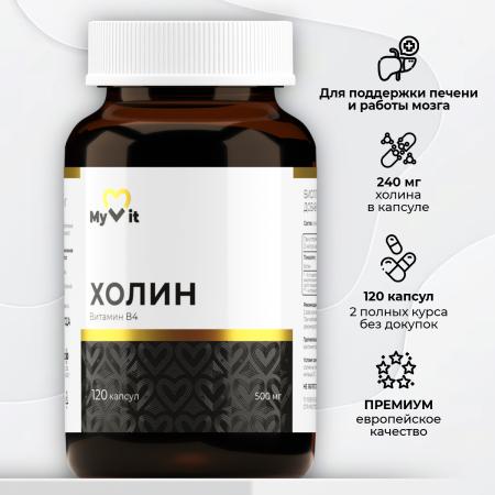 БАД к пище Холин битартрат (Витамин В4) 120 капс.